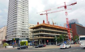 Budowa biurowca Nowy Sezam - Centrum Marszałkowska - szalunki