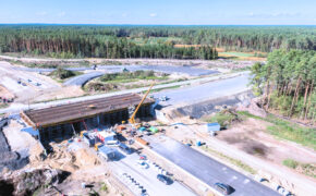 Trasa Lublin-Rzeszów na szalunkach Palisander