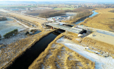 Most nad rzeką Ełk